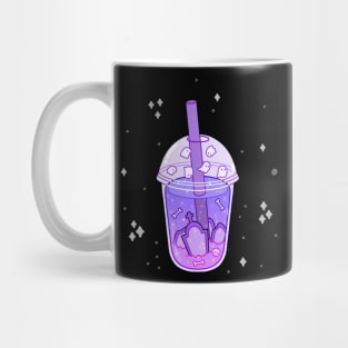 Graveyard boba tea with many ghosts Mug